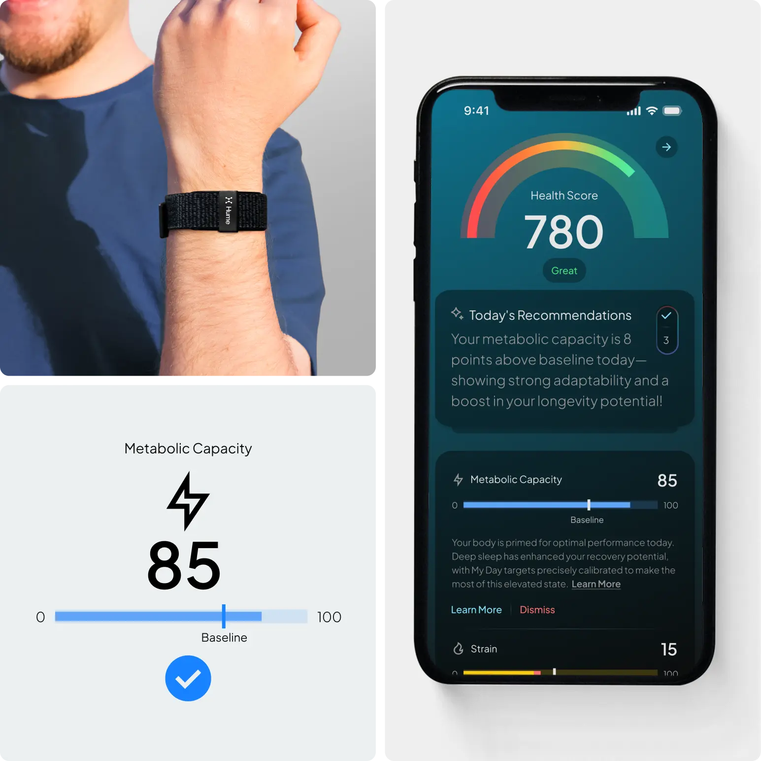 Hume Band - Advanced Longevity Tracker